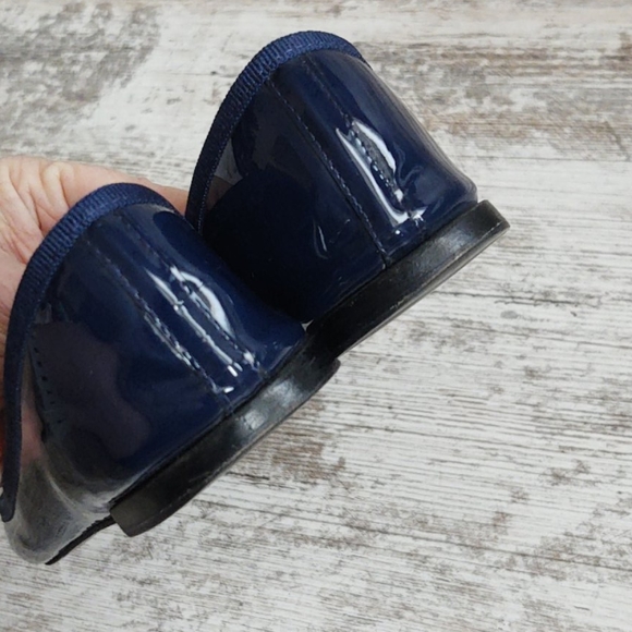 đŞSz 38 Repetto Blue Patent Leather Ballerina Flat - Picture 11 of 16